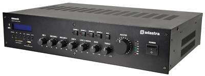 Adastra RM60D RM-Serie 100V Mischpult-Verstärker mit DAB+, BT, USB/SD