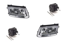Scheinwerfer Set passend für VW Passat 3B 96-00 FF H7 H4 Lin. Re. m. Stellmotor