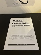 Tascam CD-RW901sl Manuale di istruzioni