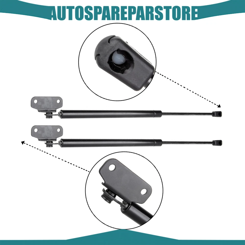 Par de soportes de elevación de capó delantero para Acura RL 1996-2004 puntales de gas resortes accesorios Foto 3 de 4