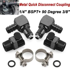 Universal Fuel Line Hose Pump Metal Quick Release Disconnect Coupling Set BSPT