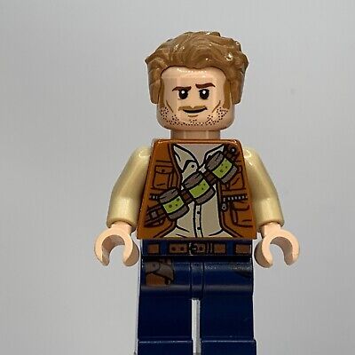 Lego Jurassic World Owen Grady Minifigure JW066 Excellent Pre Owned | eBay