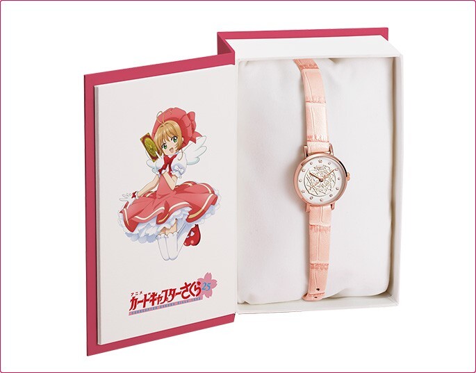 Cardcaptor Sakura Anime 25th Anniversary Watch Pink Gold Limited