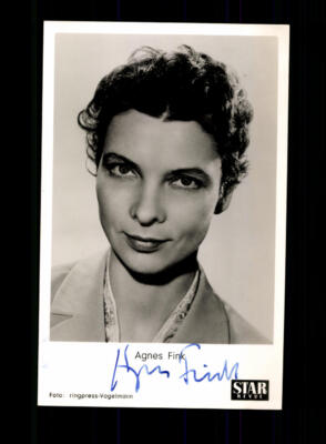Agnes Fink Star Revue Verlag Karte 50er Jahre Original Signiert # BC 191213