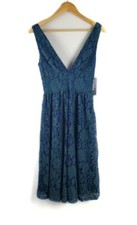Lulus Blue Green Lace Dress Size XS NWT
