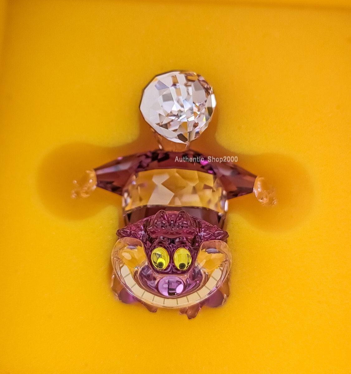 NIB SWAROVSKI Crystal Disney Alice In Wonderland Cheshire Cat