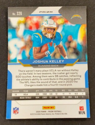 2020 PANINI PRIZM RED WHITE & BLUE JOSHUA KELLEY #326 ROOKIE