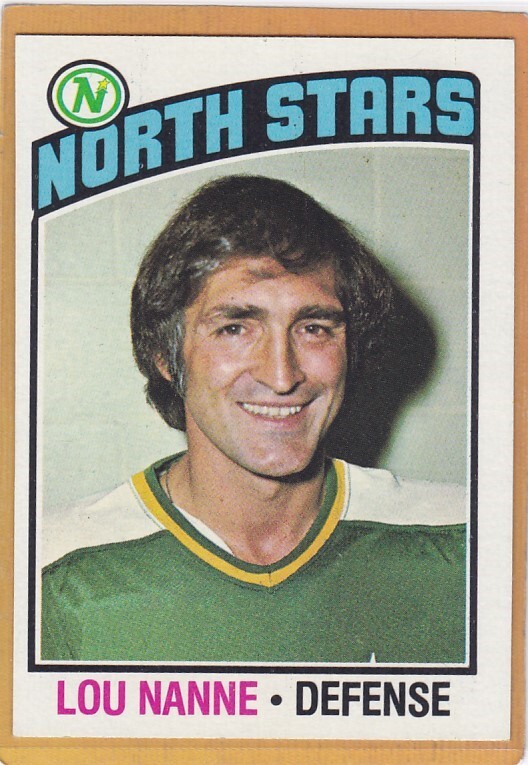 1976-77 TOPPS HOCKEY LOU NANNE #173 NORTH STARS NM *A13876