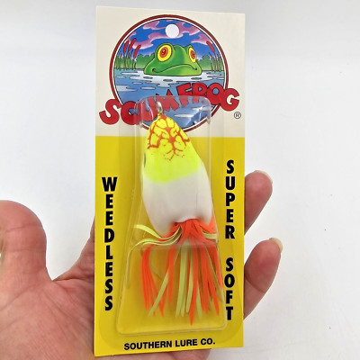 Vtg Southern Lure SF Scum Frog 5/16 Oz Weedless Topwater SF-111 Sunburst