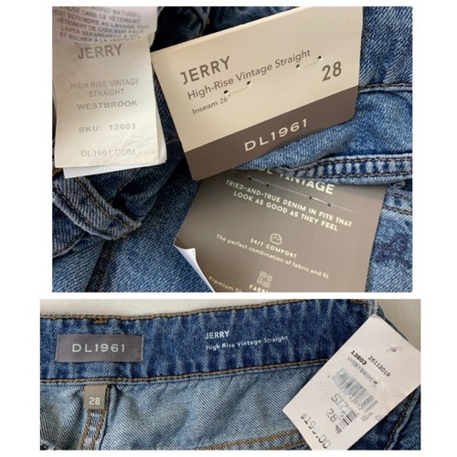 Pantalones de mezclilla vintage de ajuste recto Jerry High Rise talla 28 entrepierna 26" en Westbrook - Imagen 7 de 10