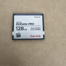 SanDisk 128GB Extreme PRO  CFast  Memory Card SDCFSP-256G-G46D 