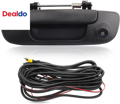 Tailgate Handle with Backup Rear View Camera Compatible with 2002-2008 Dodge Ram