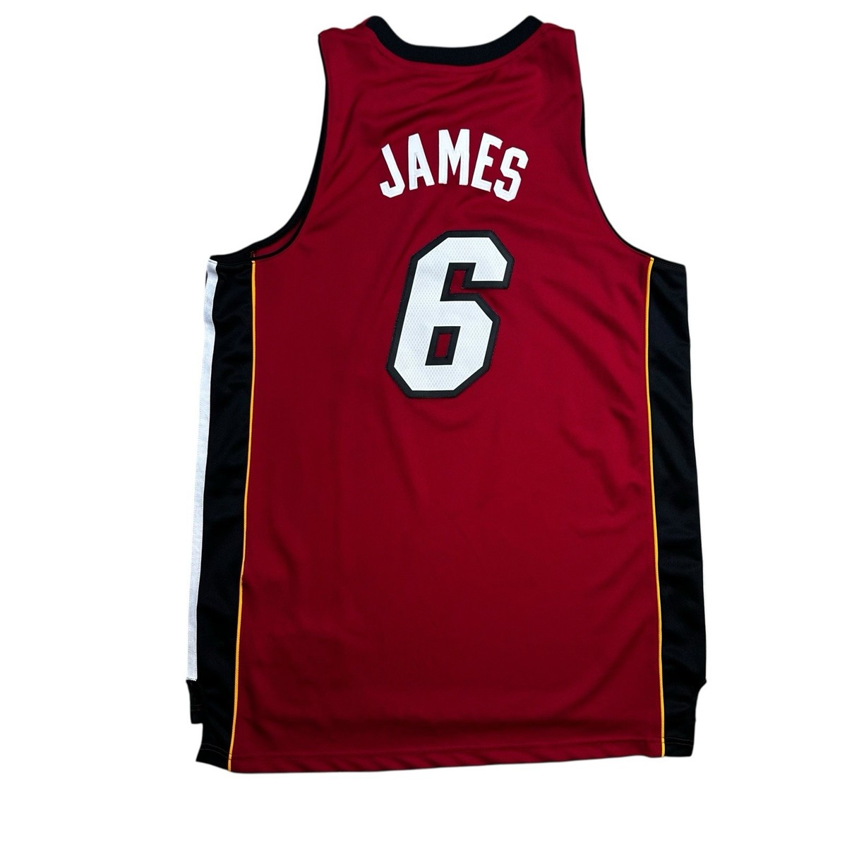 Adidas LEBRON JAMES HEAT ユニフォーム背番号6 Lサイズ Adidas NBA