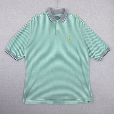 Vintage Masters Polo Shirt Mens Large Augusta National Golf Logo Slazenger