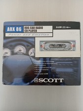 Scott ARX86 - Autoradio stereo con lettore CD vintage con frontalino estraibile 