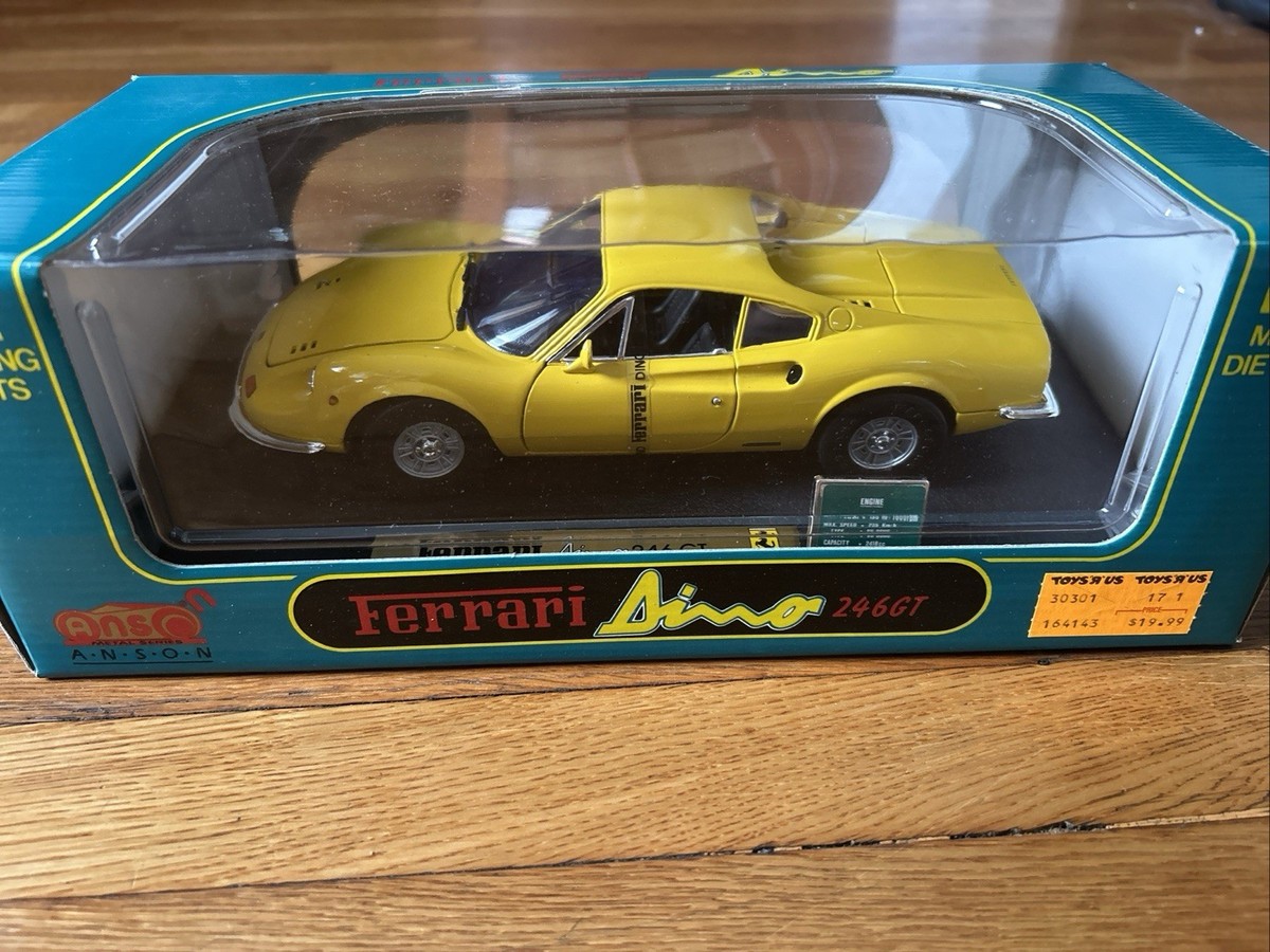 ANSON　1/18 　Lanborghini　Miura Vintage Yellow Lamborghini Miura Anson 1:18 Scale Diecast Model