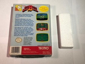 Bad News Baseball NES, Authentic Box, Foam Insert