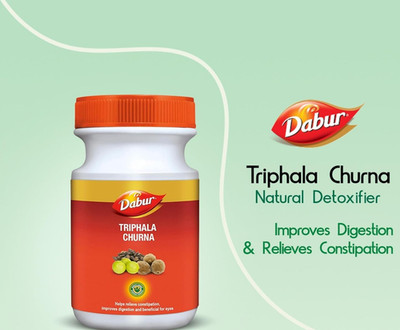 Ayurvedisches Dabur Triphala Churna Pulver (120g) Kräuter Verdauungsgesundhei...
