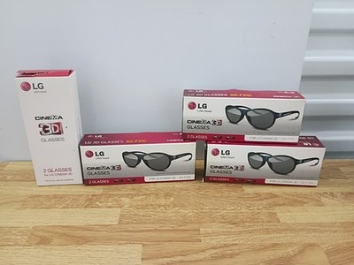 NEW LG Cinema 3D Glasses AG-F310 4 Pairs