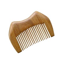 Hair Comb for Woman Khaki Wooden Comb Natural Wood Material Anti Static Portable