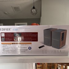 Edifier R1280T 2.0 Bookshelf Speakers Pair 42W RMS Wired RCA Brown Wood