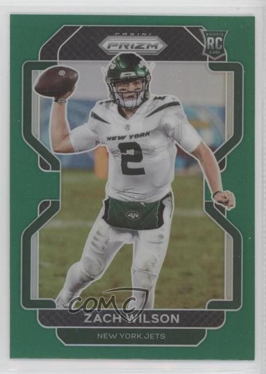 2021 Panini Prizm Rookie Green Prizm Zach Wilson #332 0dq7