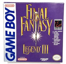 Final Fantasy Legend III Nintendo Game Boy Video Game 1993 Squaresoft CIB