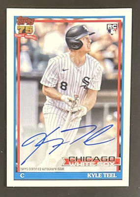 #ad 2026 Topps Series 1 1991 Topps Baseball Auto Kyle Teel RC #91A KTE $29.95