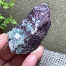Natural plum blossom tourmaline Crystal raw stone Rough Mineral Specimen 62g