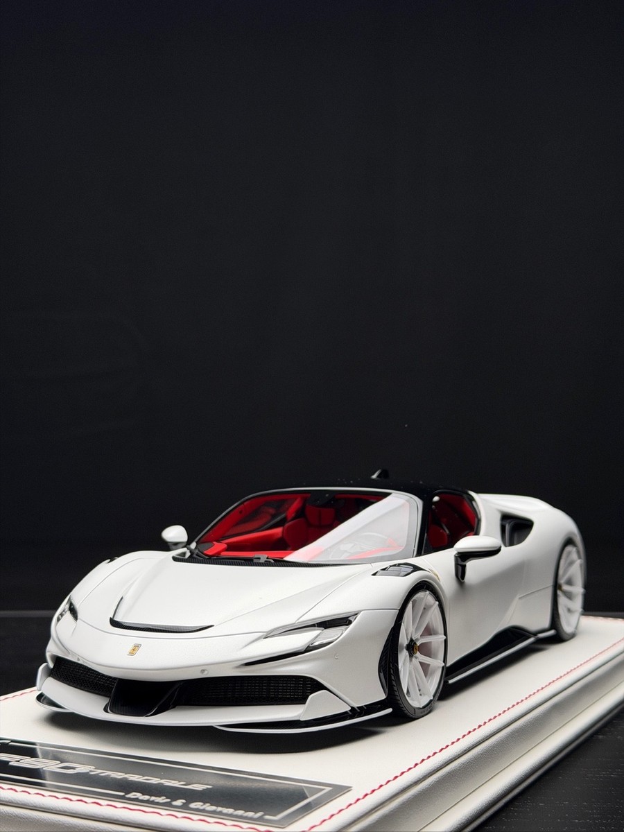 Ferrari SF90 Stradale NOVITEC (Matte White) [Davis & Giovanni] 1