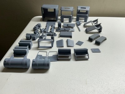 1/25th resin 3d printed Kenworth C500 twin steer sleeper  by Alpha Centauri