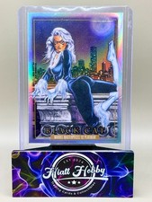 2024 Panini Skybox Marvel Masterpieces '92 Platinum - Black Cat #5 - Rainbow