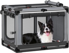 Collapsible Dog Crate: 38 Inch Foldable Soft Sided Dog Crate for Large Dogs, Por
