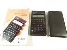 Hewlett Packard HP 10B Business Financial Calculator w/ Original Case, Manual