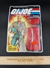 Vintage 1984 G.I. Joe DUKE v1 Full UNCUT Peach File Card Back & Bubble Rare