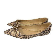 Sam Edelman Women Snake Print Pointed Toe Flats New Unworn