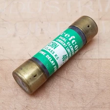 cefco CRN40 Dual Element Class K5 Fuse, 40A, 250Vac - USED