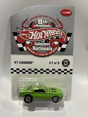 HOT WHEELS 8th Annual COLLECTORS NATIONALS '67 CAMARO 1 of 3000