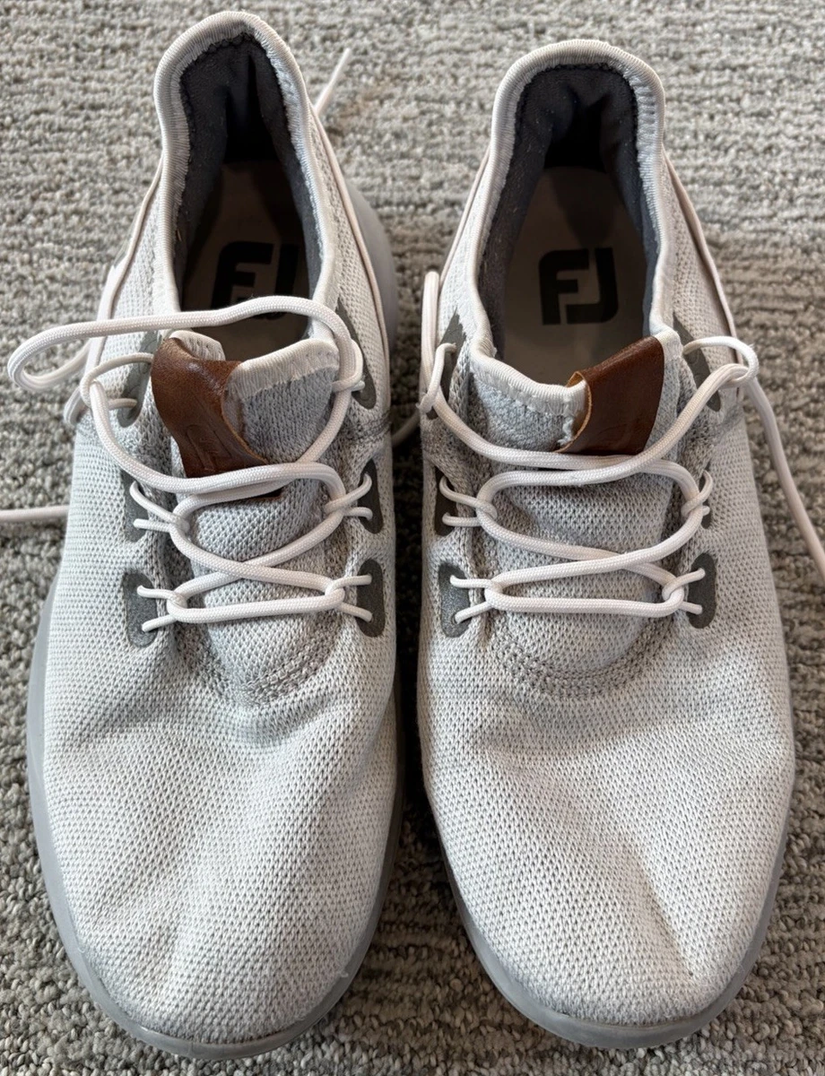 FootJoy Flex Coastal FJ Spikeless Golf Shoes Mens 9 Gray  display picture 3