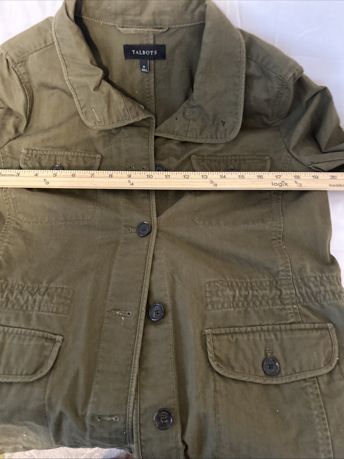 Talbot’s  Utility Jacket With Drawstring Safari G… - image 7