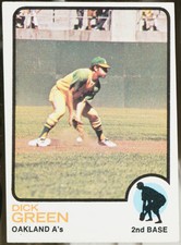 1973 Topps Baseball Dick Green #456 NM