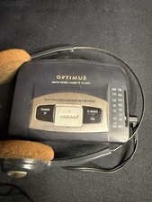 Vtg Optimus SCP  93 14-1236 Portable AM/FM Stereo Radio Cassette Player Walkman