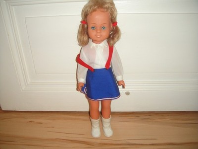 DDR Kult Puppe Ostalgie Mädchen Gummikörper ARI/BIGGI/SONNI ?,60-70er ?,ca.42cm