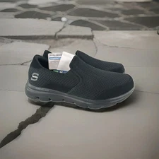 Skechers Relaxed Fit Slippers Women's US 10 Black Memory Foam Slip-On Sneakers 