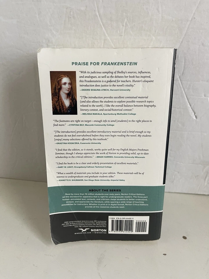 Norton Critical Editions Ser.: Frankenstein by Mary Shelley (2021, Trade... - Image 2 of 4