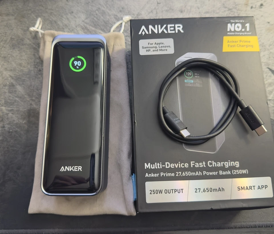 Banco de alimentación Anker PRIME 27650 mAh cargador portátil aplicación inteligente *estuche de transporte gratuito* Foto 4 de 4