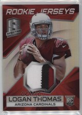 2014 Panini Spectra Rookie Jerseys Red Prizm 2/10 Logan Thomas #RJ-LT Patch 3b8