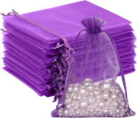 Violett OrganzasäCkchen 10X15Cm: Geschenk Organzabeutel, 50 StüCk Organza-Beutel