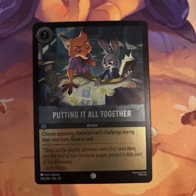 Putting It All Together 196/204 Foil Whispers in the Well Disney Lorcana 001306