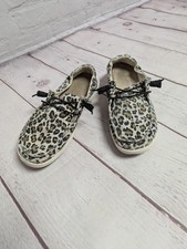 Hey Dude Wendy Leopard/ Cheetah Print Lightweight Comfort Women's Size 6